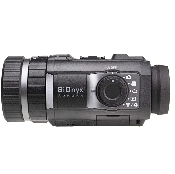 SIONYX Aurora Black I Full-Color Digital Night Vision Camera with Hard Case I Ultra Low-Light IR Night Vision Monocular I Weapon Rated, Water Resistant, WiFi & Time Lapse.