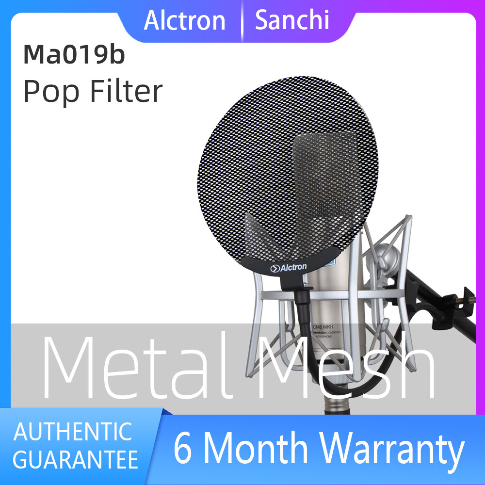 Sanchi Alctron Ma019b Universal Filter Can Rotate 360° New Metal Screen Mini Pop Filter for Microphones
