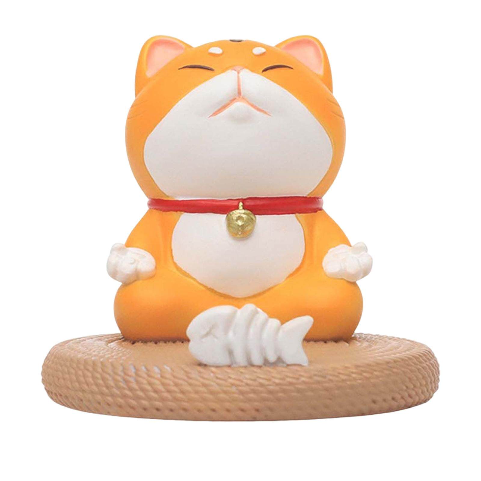 milageto Lovely Animal Statue Desktop Phone Holder Support Bracket for Office Home