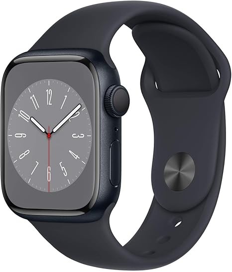 Apple Watch Series 8 [GPS, 41 mm] - Midnight Aluminum Case with Midnight Sport Band